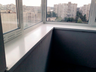 Подоконник из кварца Дижон