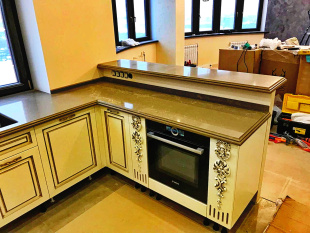 Столешница из кварцевого агломерата Silestonе Et Emperador