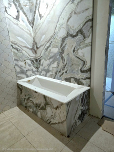 Стеновая панель из кварцита Архипелаго