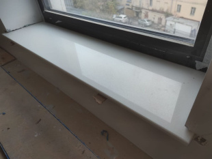 Подоконник  из мрамора Тассос