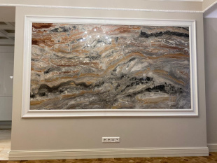 Стеновая панель из мрамора Арабескато Оробико