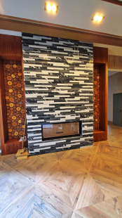 Камин из мрамора