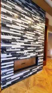 Камин из мрамора