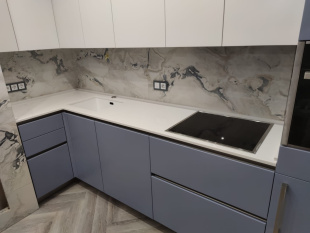 Столешница из кварцевого агломерата VICOSTONE Arctic Snow BQ200