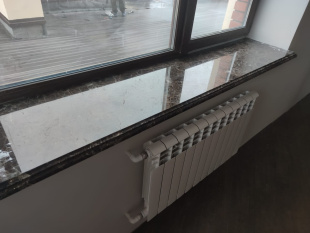 Подоконник  из мрамора Имперадор Дарк