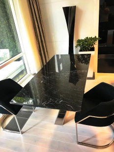 Столешница из мрамора Неро Маркина