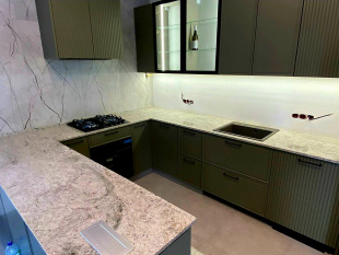 Столешница из гранита Колониал Вайт (Colonial White)